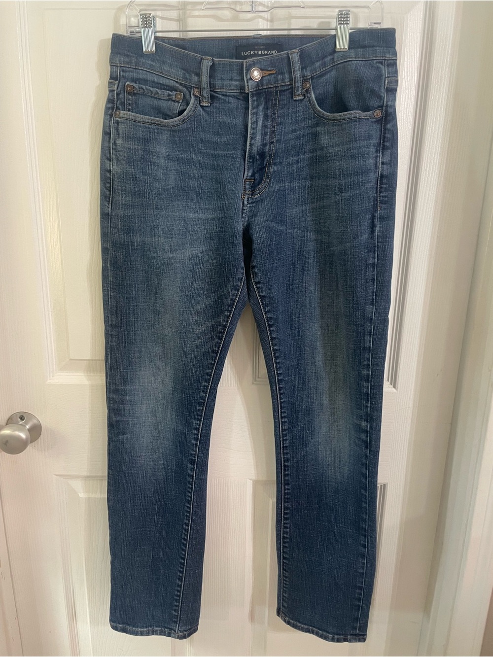 Lucky Brand Men's Blue Straight-Leg Jeans